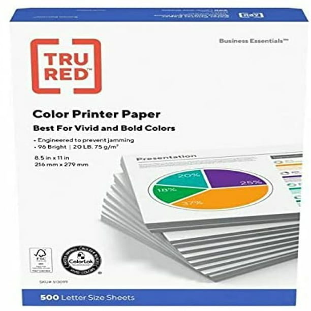 8.5 x 11 897804 500 Sheets Letter Size Ream Staples Copy Paper Select Multipurpose/Fax/Laser/Inkjet Printer Paper 96 Brightness Acid Free 20 lb 